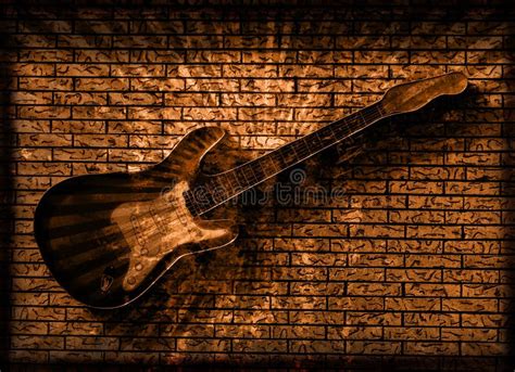 Guitarra De Grunge Ilustração Stock Ilustração De Guitarra 4082172