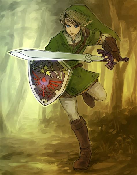 Link Artwork By Unknown Artist Legend Of Zelda Zelda Twilight
