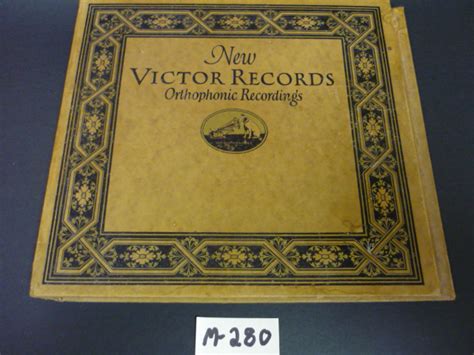 M 280 Victor Orthophonic Records Album