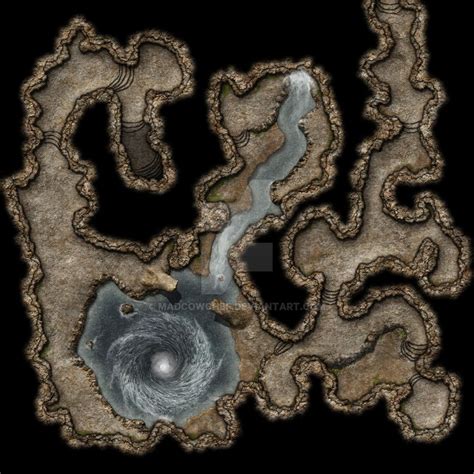 Dragon Cave Upper By Madcowchef Fantasy Map Dragon Cave Dungeon Maps
