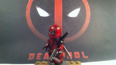 Custom Lego Deadpool Minifigure Showcase Movie Release Special