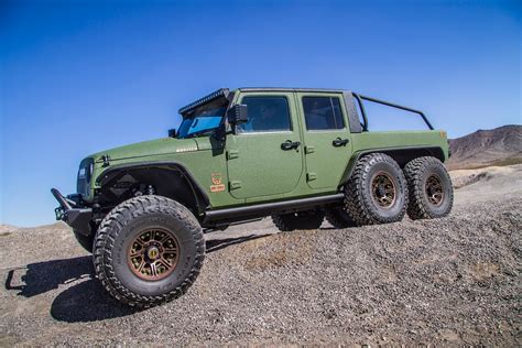 The Mighty 6x6 An Ls Powered Triple Axle Mega Jeep Pickup