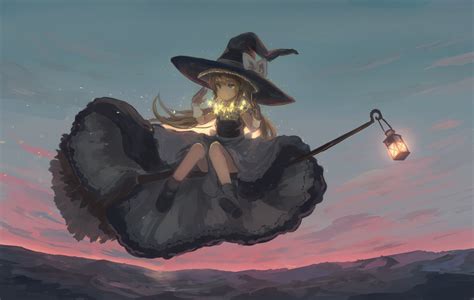 Witch Anime Girls Hd Wallpapers Desktop And Mobile