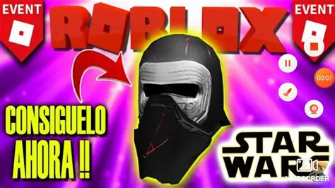 Como Conseguir El Casco De Kylo Ren En Roblox Youtube