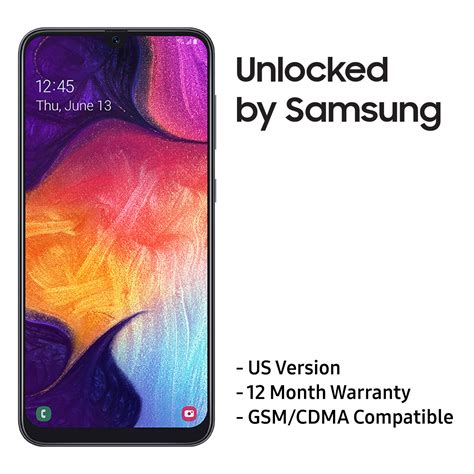 Samsung Galaxy A50 Us Version Factory Unlocked Cell Phone With 64gb