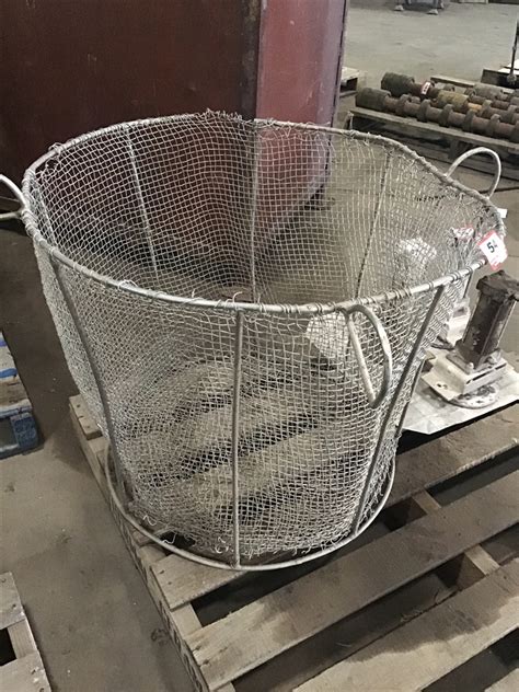 Stainless Steel Dip Basket 700 X 650 Mm H Collect From Wingfield
