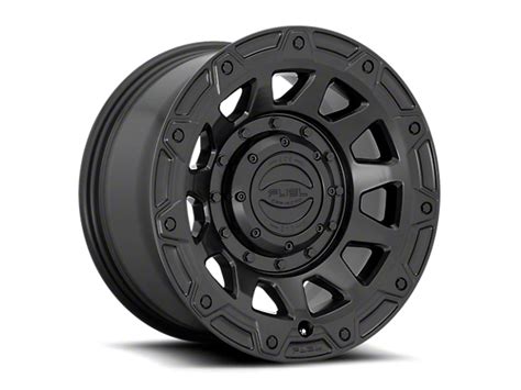 Fuel Wheels Ram 1500 Tracker Satin Black 6 Lug Wheel 20x9 1mm Offset