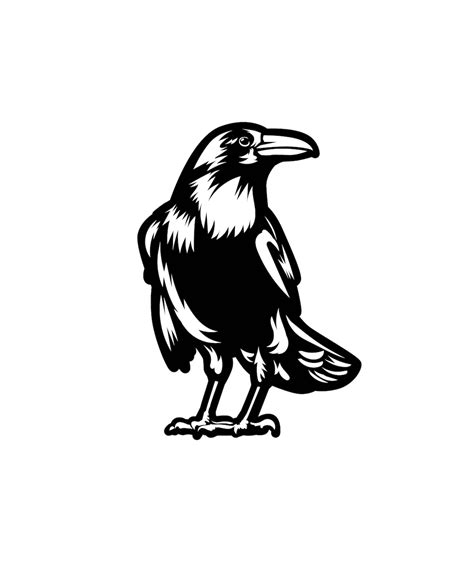 Raven Svg Svg Cut File Car Decal Svg Instant Download Etsy