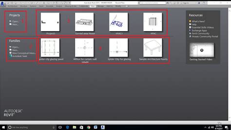 1 Getting Started With Revit Home Screen ~ Easy Learn Revit