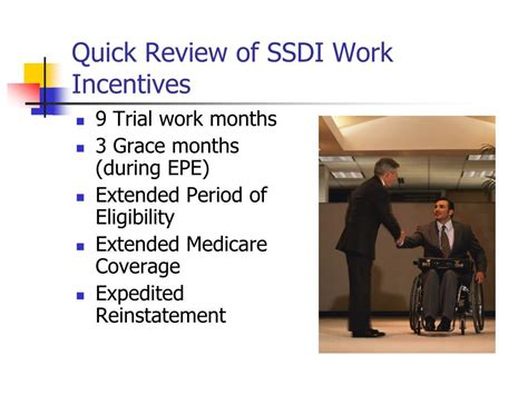 Ppt Overview Of The Work Incentives For Social Security Disability