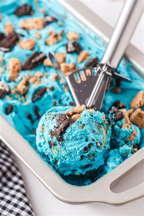 Cookie Monster Ice Cream No Churn Recipe Princess Pinky Girl