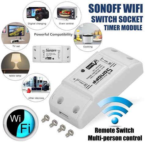 Sonoff Wifi Smart Timer Switch Smart Home Solution Compatible Alexa