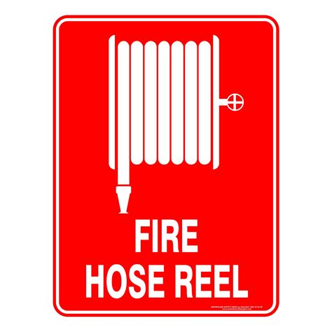 Fire Safety Signstickers Fire Hose Reel Southern Cross Industrial