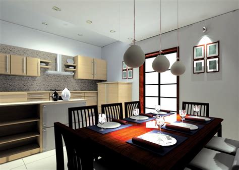 ruang makan  dapur minimalis sederhana modern