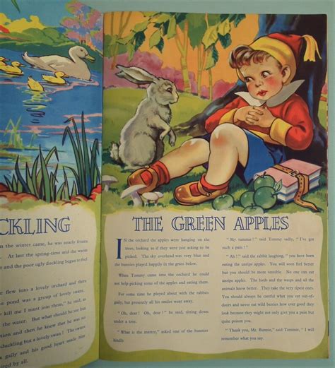 9 Stories Vintage 1940s Childrens Book By Fairylite 40s Etsy