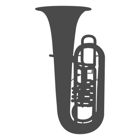 Tuba Silhouette Transparent Png And Svg Vector File