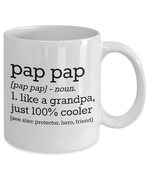 Pap Pap Mug Pap Pap T Pregnancy Reveal Birth Etsy