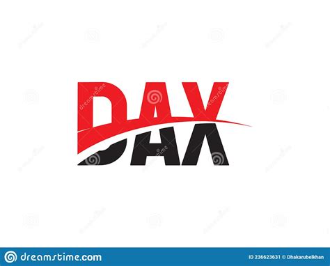 Dax Letter Initial Logo Design Vector Illustration Stock Vector