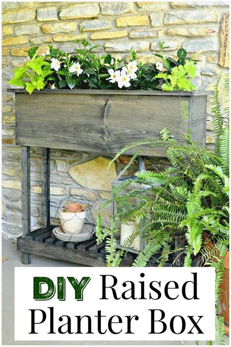 Raised beds ease the strain of planting, weeding and harvesting, making gardening easier for everyone. How to Build a Planter Box with Legs | Raised planter ...
