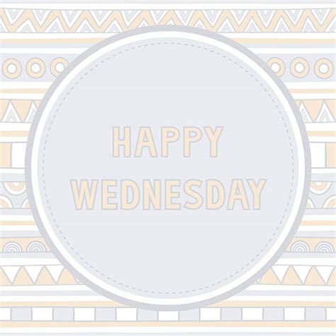Happy Wednesday Text Drawings Illustrations Royalty Free Vector
