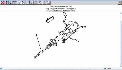 2004 chevy silverado steering column diagram