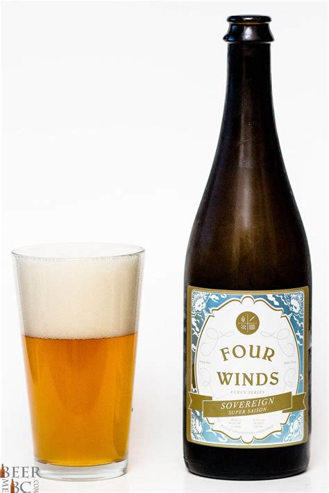 Four Winds Brewing Co Sovereign Super Saison Beer Me British Columbia