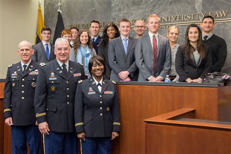 Army Court Comes To Campus Gw Law The George Washington University