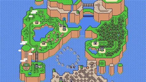 Super Mario World Level Map