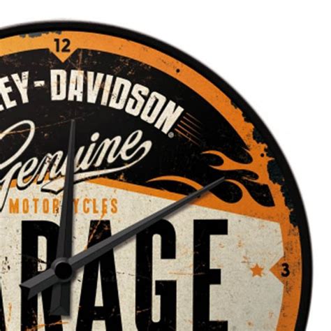 Buy Nostalgic Art Harley Davidson Garage Wall Clock 30cm Online
