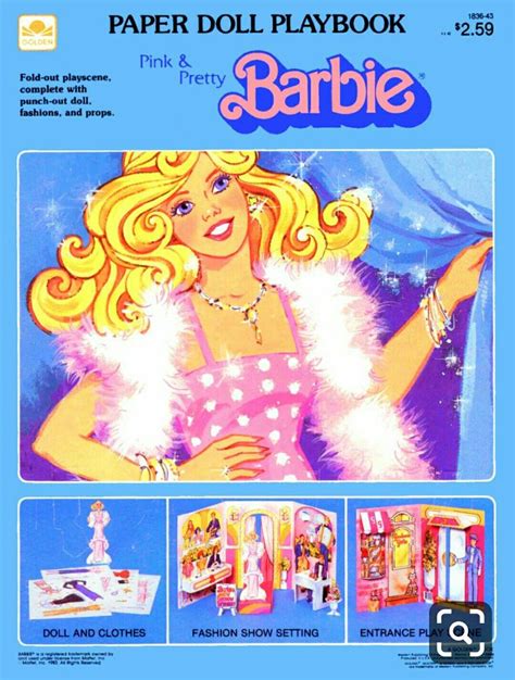 Pink And Pretty Barbie 1983 Бумажные куклы Куклы