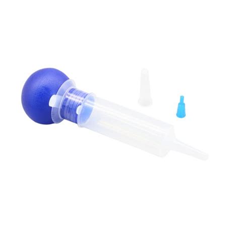 Bulb Irrigation Syringe Blue Ronfell Medical