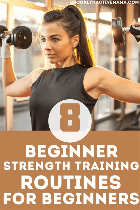 8 Beginner Strength Training Routines For Beginners Brooklyn Active Mama