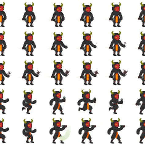 mi proyecto del curso animación de personajes en pixel art para videojuegos domestika