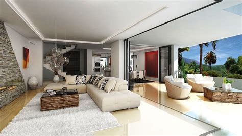 Modern Villa Living Room