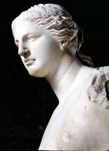 Image Greek Venus De Milo Detail Of The Head Hellenistic Period