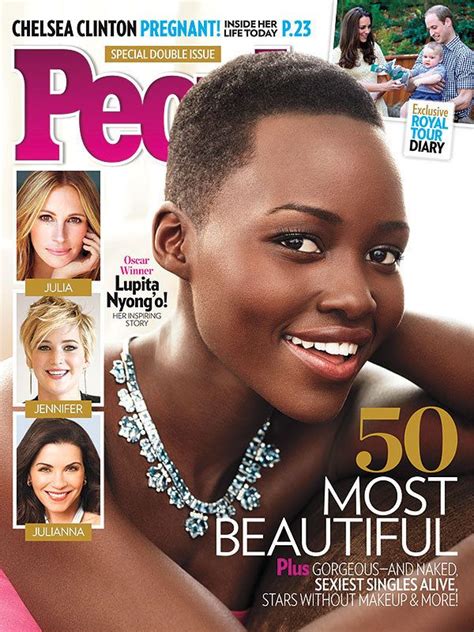 People Magazine Names Lupita Nyongo As This Years Most Beautiful Person With Images People