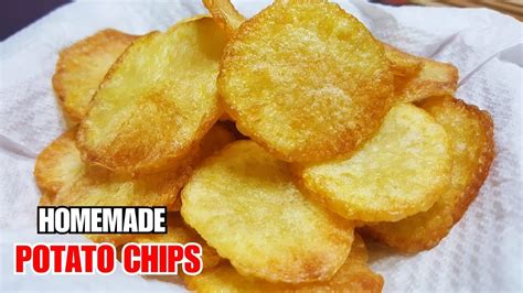 How To Make Potato Chips 💓 Homemade Potato Chips Youtube