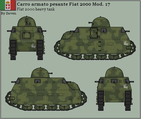 Historical Fiat 2000 Heavy Tank By Liquid Nitrogen On Deviantart