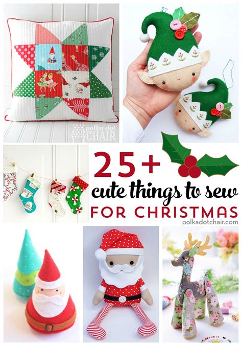 More Than 25 Cute Things To Sew For Christmas Christmas Sewing