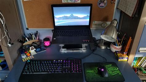 My Battlestation Gamer Setup Gaming Laptop Setup Laptop Gaming Setup