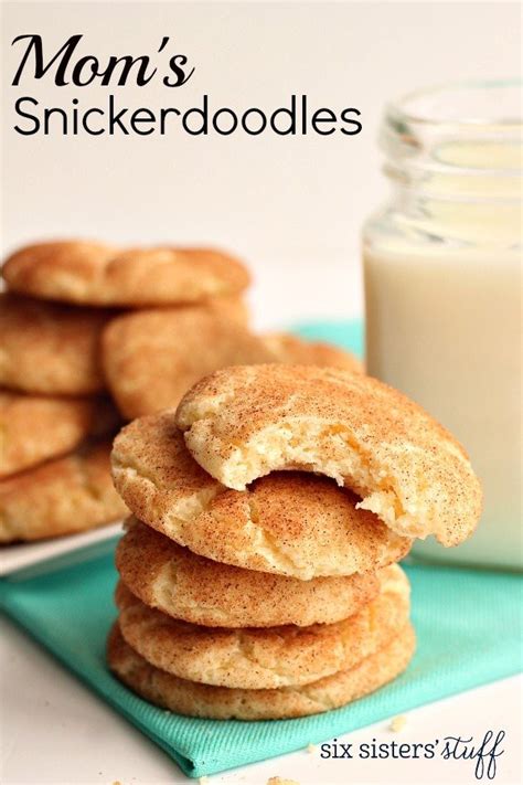 Moms Snickerdoodles Recipe Six Sisters Stuff Kybunnies Copy Me That