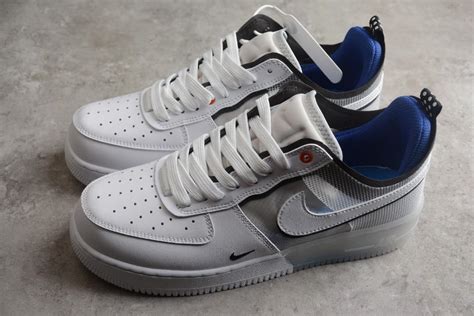Unisex Nike Air Force 1 React Whiteblue Mens Fashion Footwear