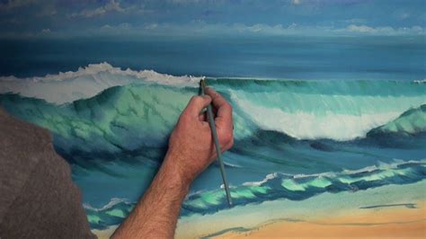 Painting A Seascape In Acrylics Youtube