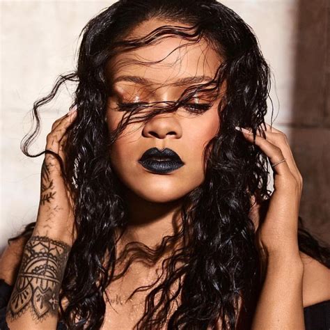 Rihanna Shows Off The Fenty Beauty Mattemoiselle Lipstick Collection
