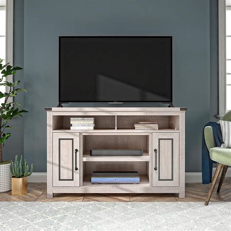Ameriwood Home Avanta Tv Stand For Tvs Up To 48 Rustic White