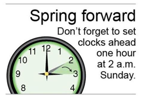 Reminder Daylight Saving Time Starts Sunday The Mercury News