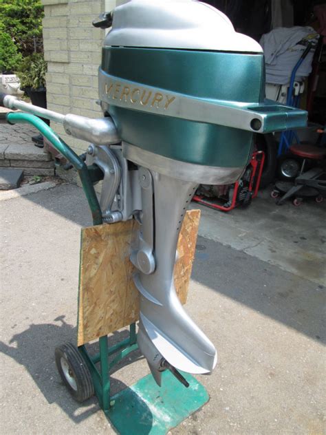 Vintage Mercury S Mark 25 Outboard Restored Boat Parts Trailers