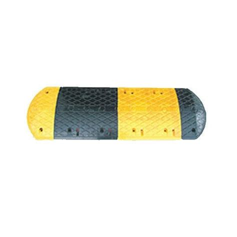 Yellow And Black Rubber Speed Bumps Rs 1000meter Shourya Road Safety