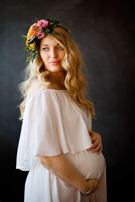 Floral Crown Maternity Sessions Maternity Session Maternity