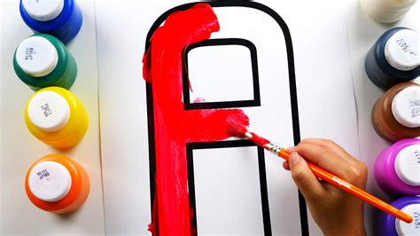 Painting Alphabet Letters A To Z For 8 Mins Youtube